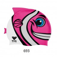 TYR шапочка для плавания CHARACTYRS HAPPY FISH CAP